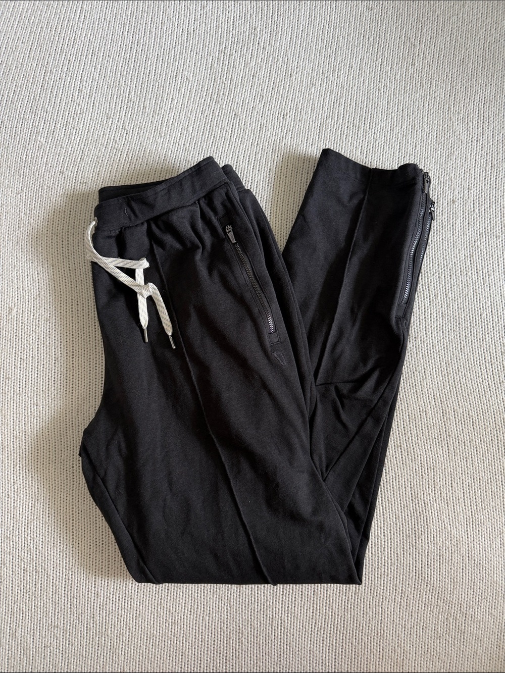 Vuori Ponto Performance Joggers Black Size Small